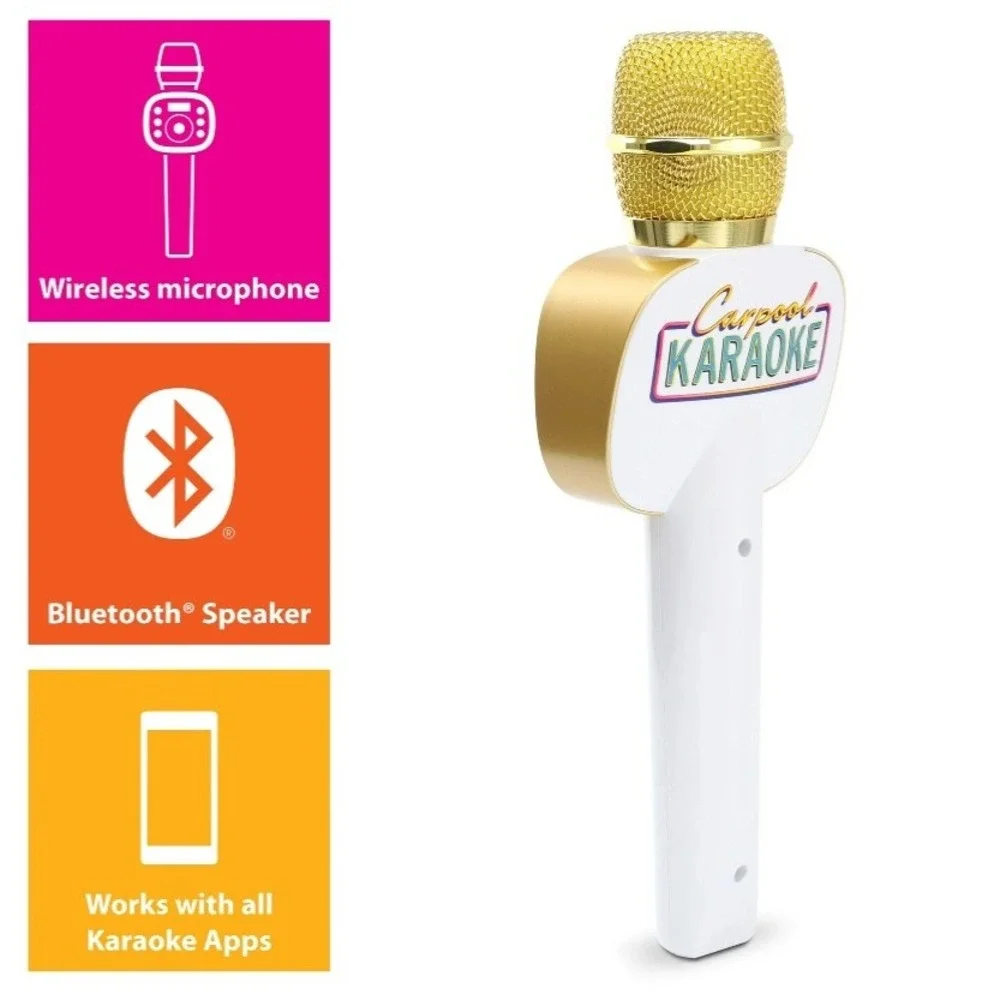 Carpool Karaoke Machine The‎ Mic 2.0 - Wireless & Bluetooth Karaoke Microphone